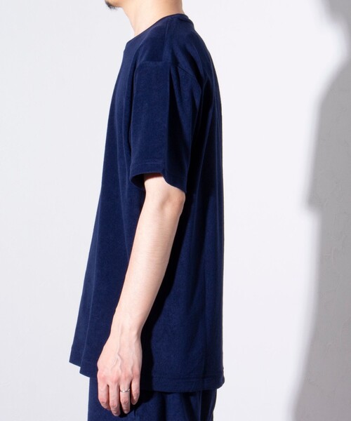 POLO RALPH LAUREN SLEEPWEAR(ポロラルフローレンスリープウェア)の「【POLO RALPH LAUREN/ポロ ラルフ ローレン】パイル クルーネックTシャツ テリークロス (無地/ボーダー)(Tシャツ/カットソー・メンズ・オフホワイト/ブルー/グリーン/ネイビー・XL/M/L)」の7枚目の写真