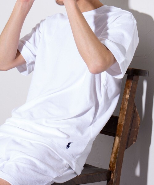 POLO RALPH LAUREN/ポロ ラルフ ローレン】パイル クルーネックT