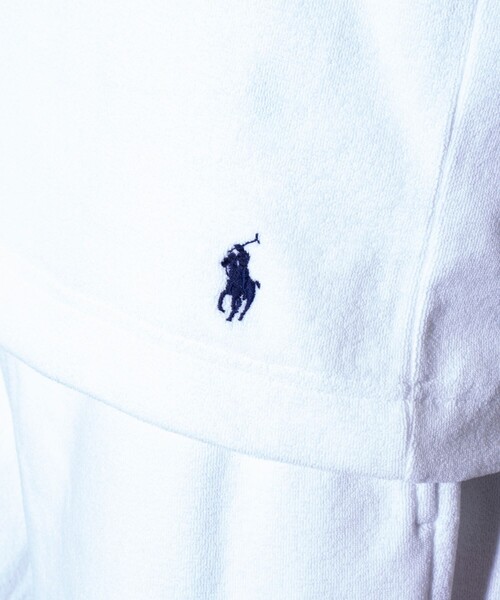 【Ralph Lauren】刺繍入りテリー素材長袖Tシャツ POLO RALPH LAUREN/ポロ ラルフ ローレン】パイル クルーネックT
