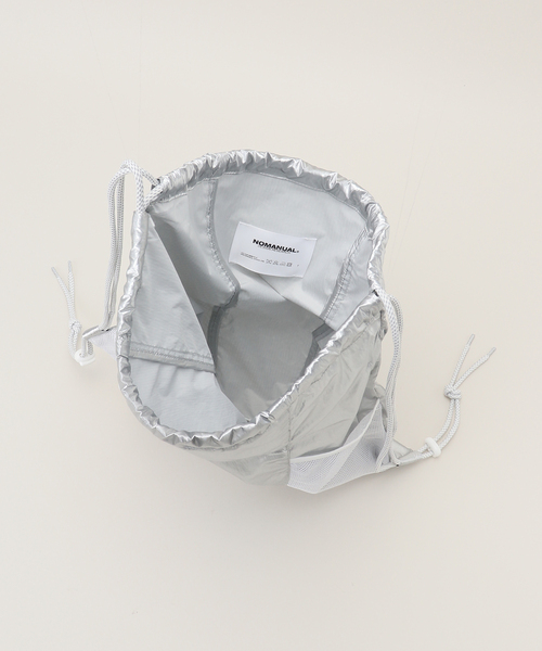 JOINT WORKS(ジョイントワークス)の「【NOMANUAL/ノーマニュアル】 2P GYM SACK(バックパック/リュック・レディース・ブラック・FREE)」の5枚目の写真