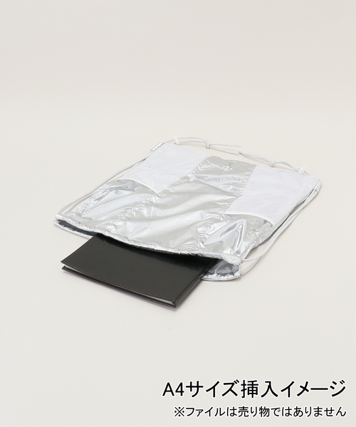 JOINT WORKS(ジョイントワークス)の「【NOMANUAL/ノーマニュアル】 2P GYM SACK(バックパック/リュック・レディース・ブラック・FREE)」の6枚目の写真