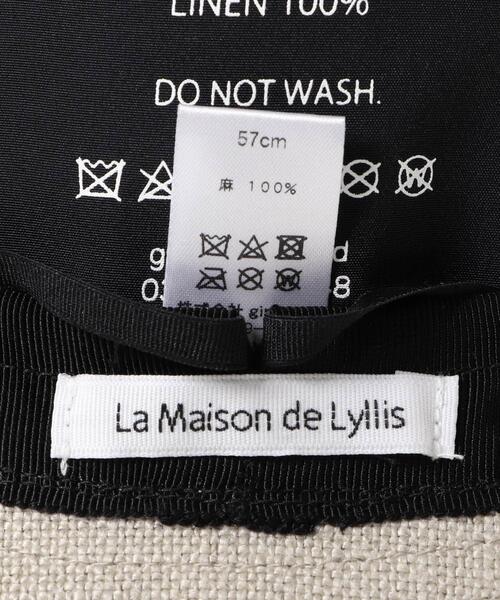 URBAN RESEARCH ROSSO WOMEN（アーバンリサーチ　ロッソ）の「LINEN POTHAT（ハット・レディース・ベージュ/ブラック・-）」の9枚目の写真