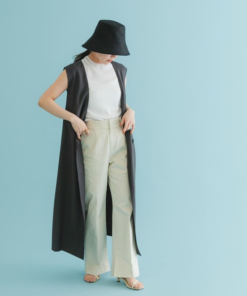 URBAN RESEARCH ROSSO WOMEN（アーバンリサーチ　ロッソ）の「LINEN POTHAT（ハット・レディース・ベージュ/ブラック・-）」の21枚目の写真