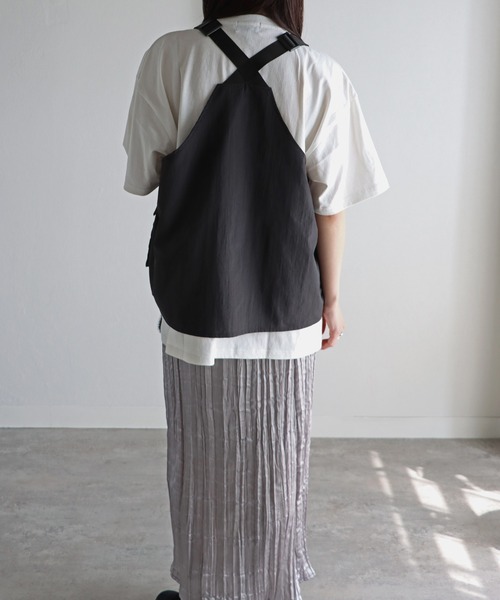 COURO（コウロ）の「HAL×COURO ナイロンフィッシングベスト（ベスト・レディース・アイボリー/ブラック/オリーブ/ブルー/ネイビー/チャコール・FREE）」の17枚目の写真