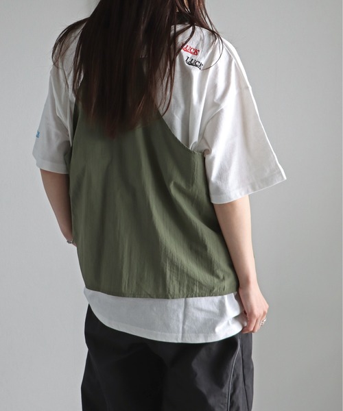 COURO（コウロ）の「HAL×COURO ナイロンフィッシングベスト（ベスト・レディース・アイボリー/ブラック/オリーブ/ブルー/ネイビー/チャコール・FREE）」の21枚目の写真