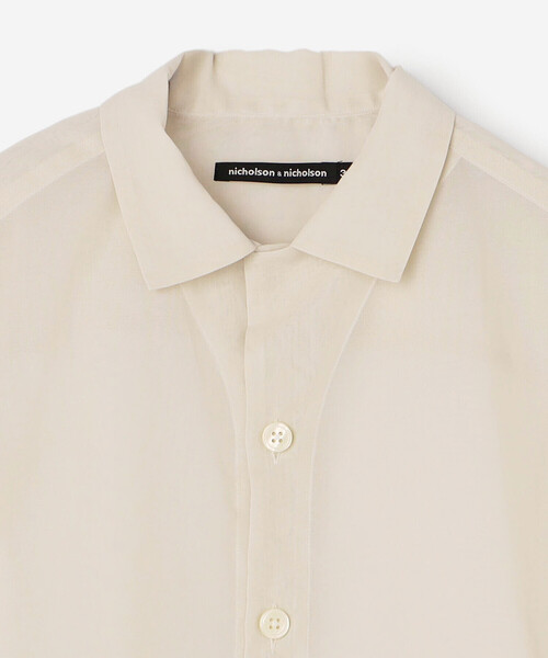 nicholson & nicholson ロングシャツ　ベージュ nicholson&nicholson（ニコルソンアンドニコルソン）の