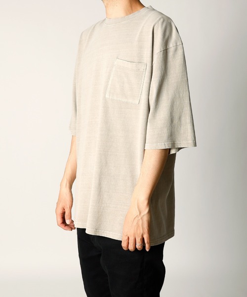 INASTUDIOS ZOO(イーナストゥディオスズー)の「「INASTUDIOS SELECT」コットン ポケットTシャツ(Tシャツ/カットソー・メンズ・ベージュ/ブラウン/グリーン/ブラック・LARGE/X-LARGE/MEDIUM)」の11枚目の写真