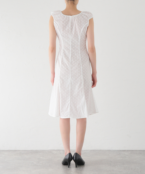yuhan wang ワンピース セール】【YUHAN WANG/ユハン ワン】embroidered cotton dress