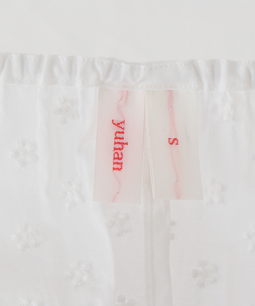 yuhan wang ワンピース セール】【YUHAN WANG/ユハン ワン】embroidered cotton dress