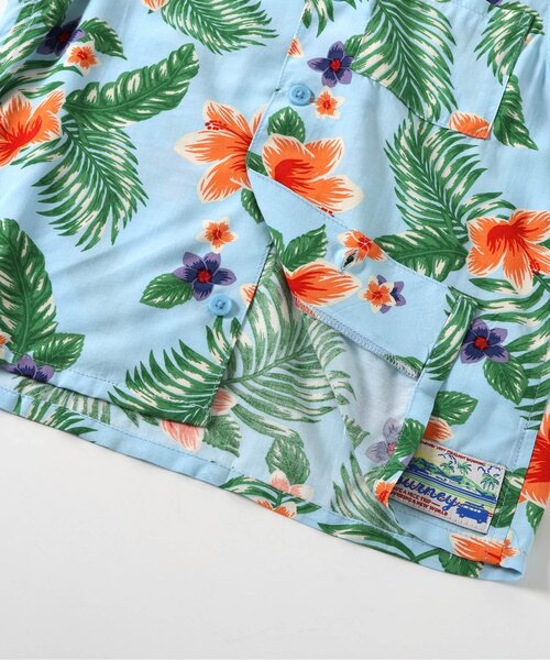 BREEZE（ブリーズ）の「【リンク】リゾートアロハシャツ_セットアップ可_一部WEB限定サイズ（シャツ/ブラウス・キッズ・レインボー/ネイビー/ベージュ/イエロー/オフホワイト/ブルー・110/100/90/80/150/140/130/120）」の16枚目の写真