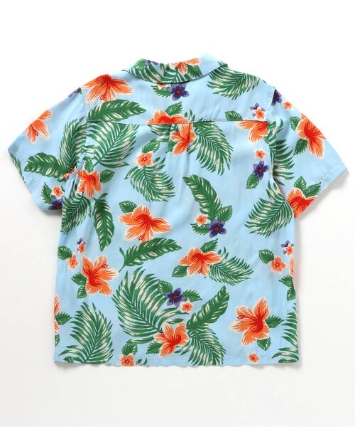 BREEZE（ブリーズ）の「【リンク】リゾートアロハシャツ_セットアップ可_一部WEB限定サイズ（シャツ/ブラウス・キッズ・レインボー/ネイビー/ベージュ/イエロー/オフホワイト/ブルー・110/100/90/80/150/140/130/120）」の20枚目の写真