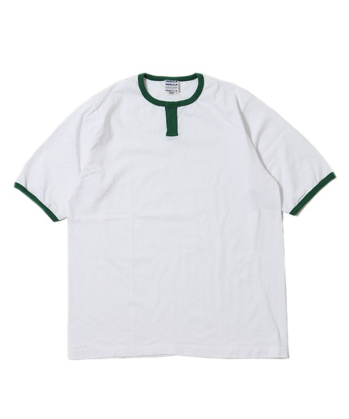 H/S SPLIT NECK RINGER TEE / ハーフスリーブ スプリットネック リンガーティー（Tシャツ/カットソー）｜WALLA WALLA SPORT（ワラワラスポーツ）
