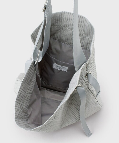 OPAQUE.CLIP(オペークドットクリップ)の「◆【2WAY/A4サイズ対応】サイドリボンドロストショルダーバッグ(ショルダーバッグ・レディース・グレー/ブラック/アイボリー/ベージュ系その他2・00)」の13枚目の写真