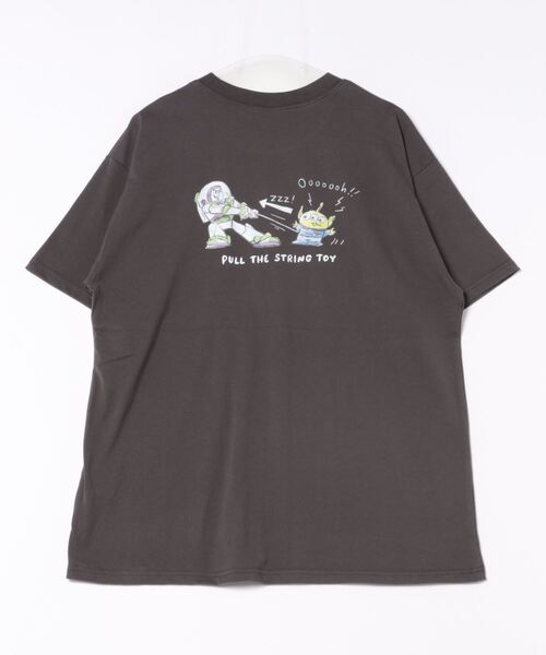 and D. petit main(アンドディープティマイン)の「【親子リンク】【Disney】【DAD】トイストーリー/半袖Tシャツ(Tシャツ/カットソー・メンズ・ホワイト/チャコール・MEDIUM)」の9枚目の写真