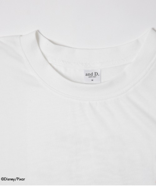 and D. petit main(アンドディープティマイン)の「【親子リンク】【Disney】【DAD】トイストーリー/半袖Tシャツ(Tシャツ/カットソー・メンズ・ホワイト/チャコール・MEDIUM)」の7枚目の写真