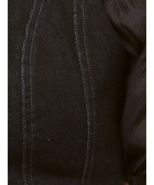 EATME（イートミー）の「デニムビスチェ（セットアップ可能）（キャミソール・レディース・ブラック/ライトブルー・FREE）」の8枚目の写真