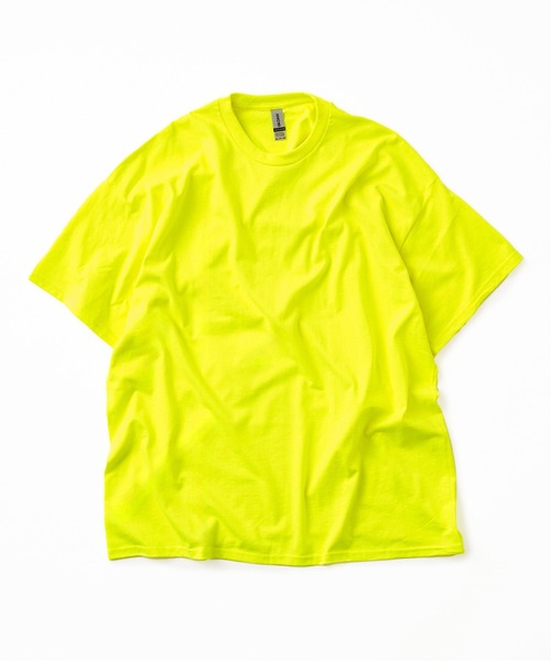 GILDAN（ギルダン）の「【GILDAN/ギルダン】6.0oz ハーフスリーブ ビッグTシャツ（Tシャツ/カットソー・メンズ・ブラック/カーキ/ライトピンク/グレー/オレンジ/パープル/ホワイト/ライム・L/LL/3L/S/M/SS）」の5枚目の写真