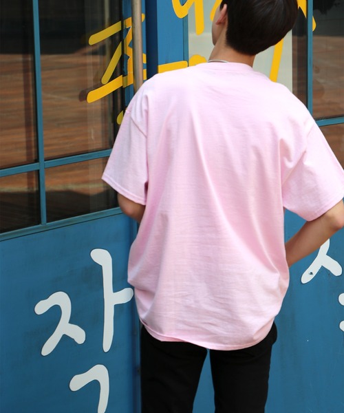 GILDAN（ギルダン）の「【GILDAN/ギルダン】6.0oz ハーフスリーブ ビッグTシャツ（Tシャツ/カットソー・メンズ・ブラック/カーキ/ライトピンク/グレー/オレンジ/パープル/ホワイト/ライム・L/LL/3L/S/M/SS）」の9枚目の写真