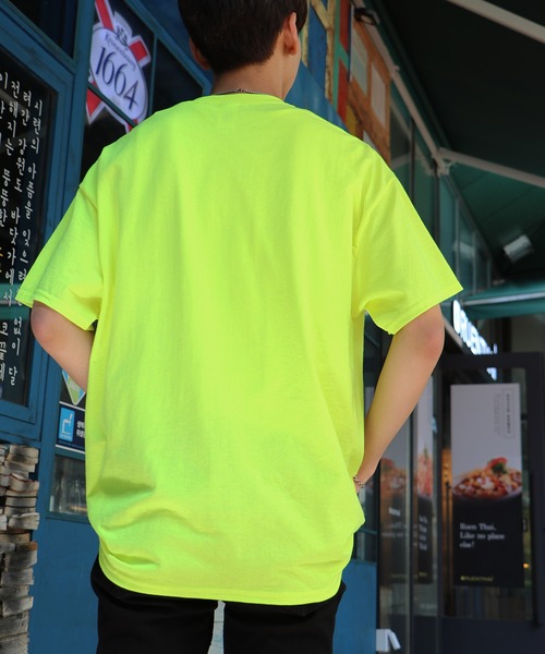 GILDAN（ギルダン）の「【GILDAN/ギルダン】6.0oz ハーフスリーブ ビッグTシャツ（Tシャツ/カットソー・メンズ・ブラック/カーキ/ライトピンク/グレー/オレンジ/パープル/ホワイト/ライム・L/LL/3L/S/M/SS）」の16枚目の写真