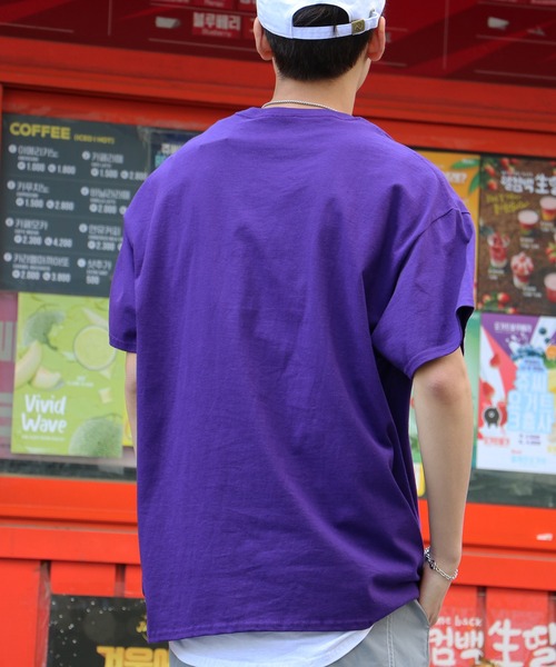 GILDAN（ギルダン）の「【GILDAN/ギルダン】6.0oz ハーフスリーブ ビッグTシャツ（Tシャツ/カットソー・メンズ・ブラック/カーキ/ライトピンク/グレー/オレンジ/パープル/ホワイト/ライム・L/LL/3L/S/M/SS）」の19枚目の写真