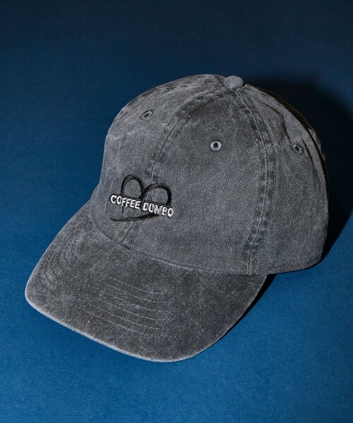 FREAK'S STORE（フリークスストア）の「COFFEE DUMBO/コーヒー ダンボ HEART LOGO CAP/ハート ロゴ キャップ（キャップ・メンズ・ブラック・ﾌﾘ-）」の1枚目の写真