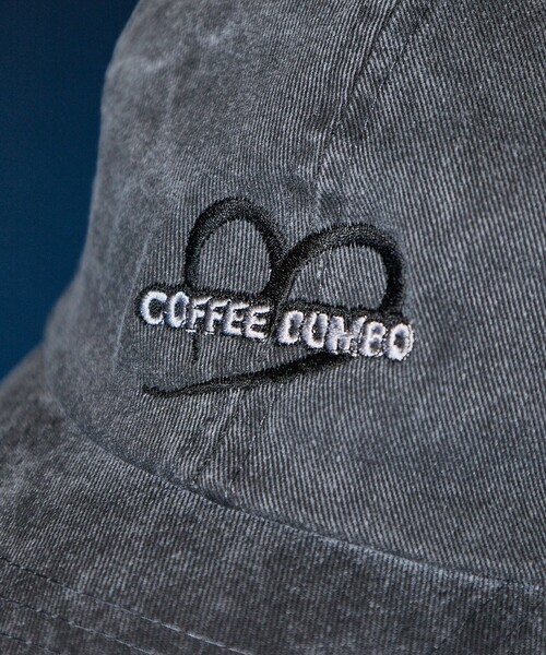 FREAK'S STORE（フリークスストア）の「COFFEE DUMBO/コーヒー ダンボ HEART LOGO CAP/ハート ロゴ キャップ（キャップ・メンズ・ブラック・ﾌﾘ-）」の2枚目の写真