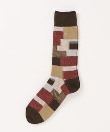 ANONYMOUSISM（アノニマスイズム）の「【AnonymousIsm】Patchwork Crew / アノニマスイズム パッチワーク クルー丈ソックス（ソックス/靴下）」