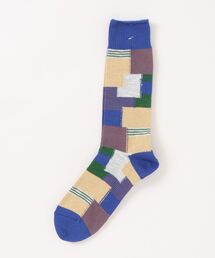 ANONYMOUSISM（アノニマスイズム）の「【AnonymousIsm】Patchwork Crew / アノニマスイズム パッチワーク クルー丈ソックス（ソックス/靴下）」