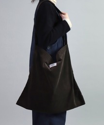 OMNIGOD | [OMNIGOD womens / オムニゴッド] 8Wコーデュロイグロッサリーショルダーバック(ショルダーバッグ)