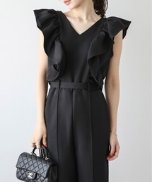 SUGAR BISKET | フリル袖オールインワン(つなぎ/オールインワン)