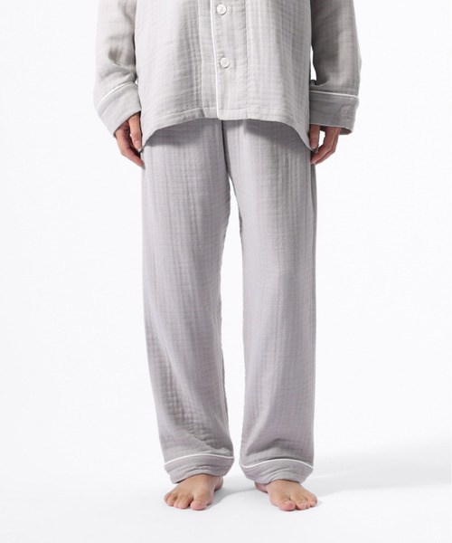 TENTIAL（テンシャル）の「BAKUNE RECOVERY WEAR Pajamas Gauze Long Pants（ルームウェア/パジャマ・メンズ・ライトグレー/ベージュ/ネイビー・XL/S/M/L）」の14枚目の写真