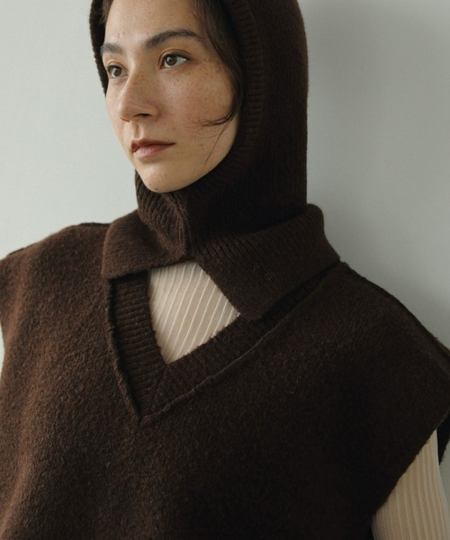 セール】Vneck Lock Knitvest（ベスト）｜anuke（アンヌーク）の