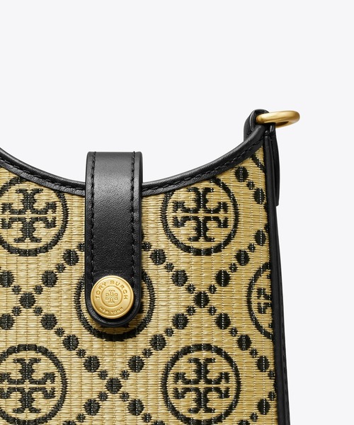 TORY BURCH（トリーバーチ）の「Tモノグラム ラフィア フォンクロス