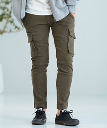 Magine（マージン）の「mp12513-Product dyeing Enzyme Wash Skinny Cargo Pants スキニーカーゴパンツ（カーゴパンツ）」