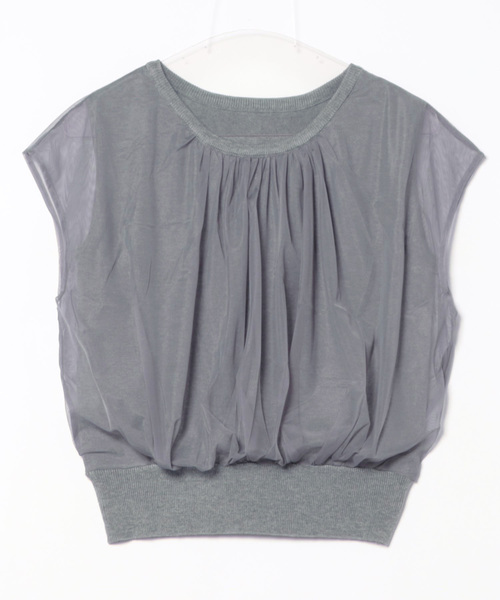 apres jour clair】チュールレイヤードタンク【ZOZOTOWN限定