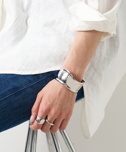 collex（コレックス）の「【dignif】【金属アレルギー対応】ウェーブリングSET（リング・レディース・シルバー/ゴールド・フリー）」の14枚目の写真