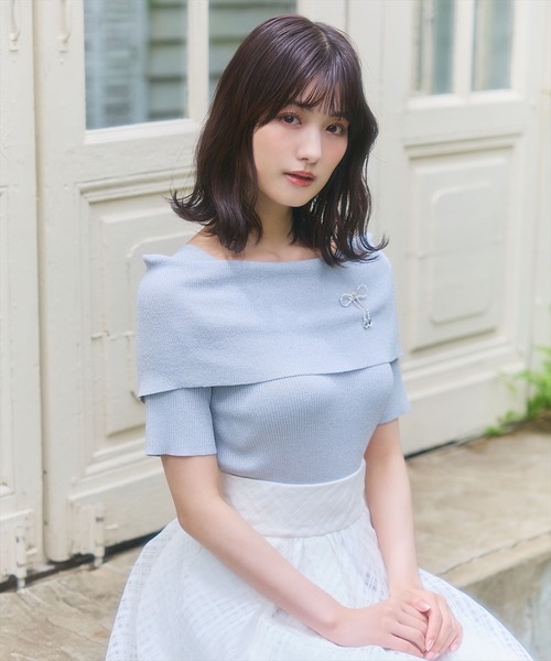 SWINGLE（スウィングル）の「ブライトシアーチェックギャザーフレアスカート（スカート・レディース・イエロー系その他/ブラック系その他/ホワイト系その他・FREE）」の6枚目の写真