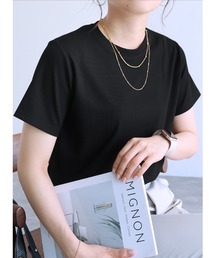 reca（レカ）の「コンパクトリブＴシャツ（Tシャツ/カットソー・レディース）」