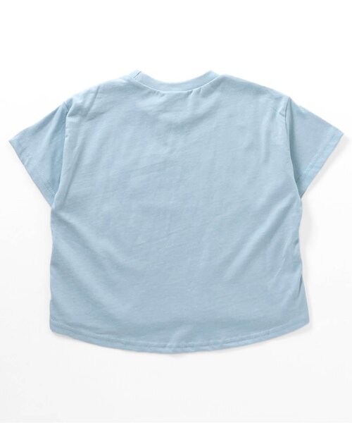 BREEZE（ブリーズ）の「【セットアップ可】ロゴTシャツ（Tシャツ/カットソー・キッズ・サックスブルー/ピンク/グリーン・130/120/110/140/80/90/100）」の9枚目の写真
