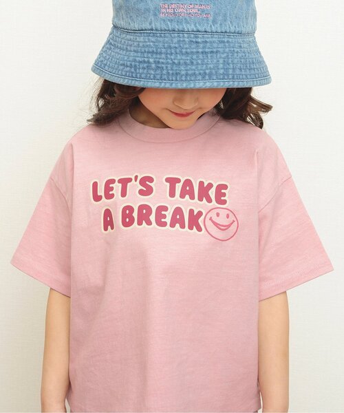 BREEZE（ブリーズ）の「【セットアップ可】ロゴTシャツ（Tシャツ/カットソー・キッズ・サックスブルー/ピンク/グリーン・130/120/110/140/80/90/100）」の8枚目の写真