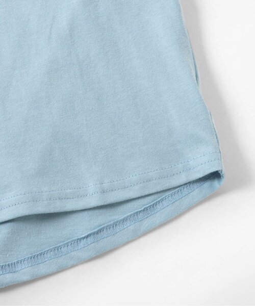 BREEZE（ブリーズ）の「【セットアップ可】ロゴTシャツ（Tシャツ/カットソー・キッズ・サックスブルー/ピンク/グリーン・130/120/110/140/80/90/100）」の4枚目の写真
