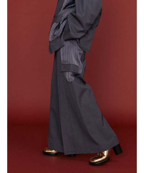 UN3D.（アンスリード）の「CUT OUT DETAIL PT / カットアウトディテールパンツ（その他パンツ・レディース・グレー/ブラック・36/38）」の15枚目の写真