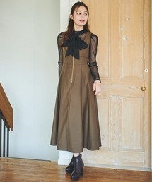 フロントジップツイルジャンスカ