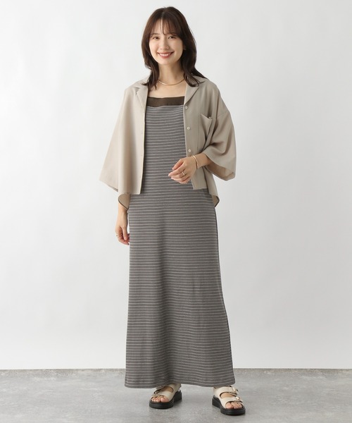 LEPSIM（レプシィム）の「アソートノースリーブワンピース　129302（ワンピース・レディース・ブラック/レッド/ブラウン・FREE）」の3枚目の写真