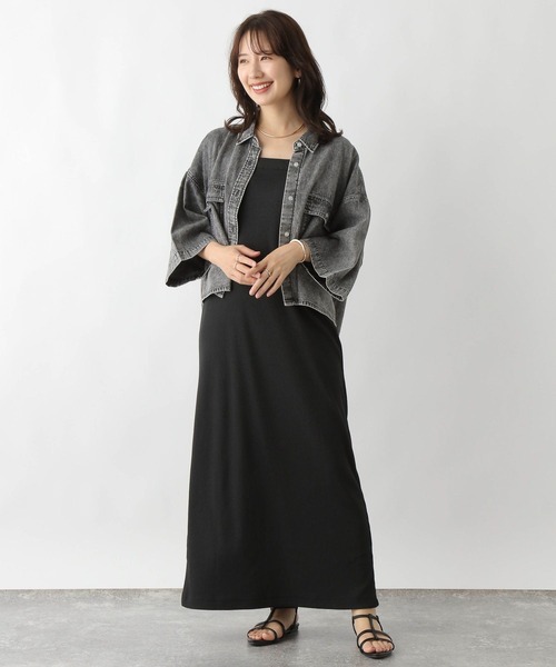 LEPSIM（レプシィム）の「アソートノースリーブワンピース　129302（ワンピース・レディース・ブラック/レッド/ブラウン・FREE）」の7枚目の写真