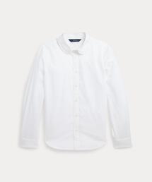 POLO RALPH LAUREN CHILDRENSWEAR（ポロ ラルフ ローレン チルドレンズウェア）の「フリルトリム コットン ブロードクロス シャツ（シャツ/ブラウス）」
