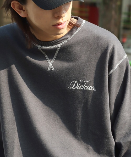 【DICKIES】★ストーンテクスチャー フォント ロゴスウェット ★ セール】【GENUINE DICKIES/ジェニュインディッキーズ】 ロゴ