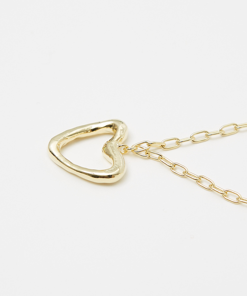NOMINE（ノミネ）の「ハートチェーンネックレス（ネックレス・レディース・ゴールド/シルバー・フリー）」の8枚目の写真