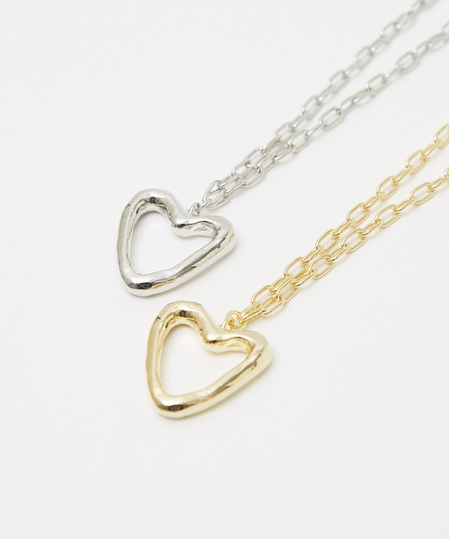 NOMINE（ノミネ）の「ハートチェーンネックレス（ネックレス・レディース・ゴールド/シルバー・フリー）」の4枚目の写真