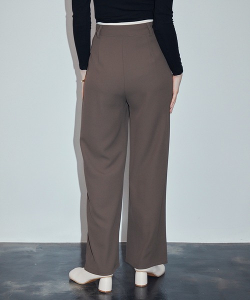 MOCOA'S(モコアズ)の「ラインスラックスパンツ(スラックス・レディース・ブラック/ベージュ/ネイビー・SMALL/MEDIUM/LARGE)」の19枚目の写真